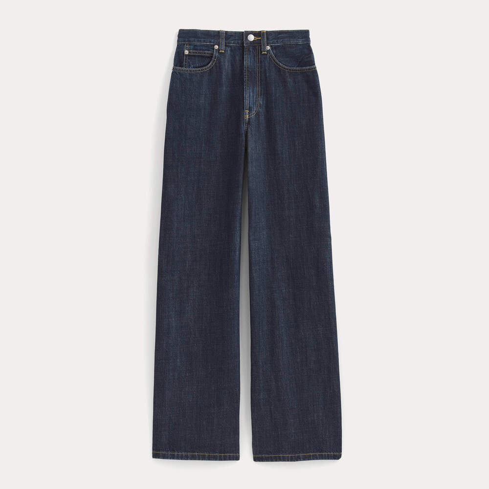 Everlane Women's OG Baggy Jean in Dark Indigo, Size 25